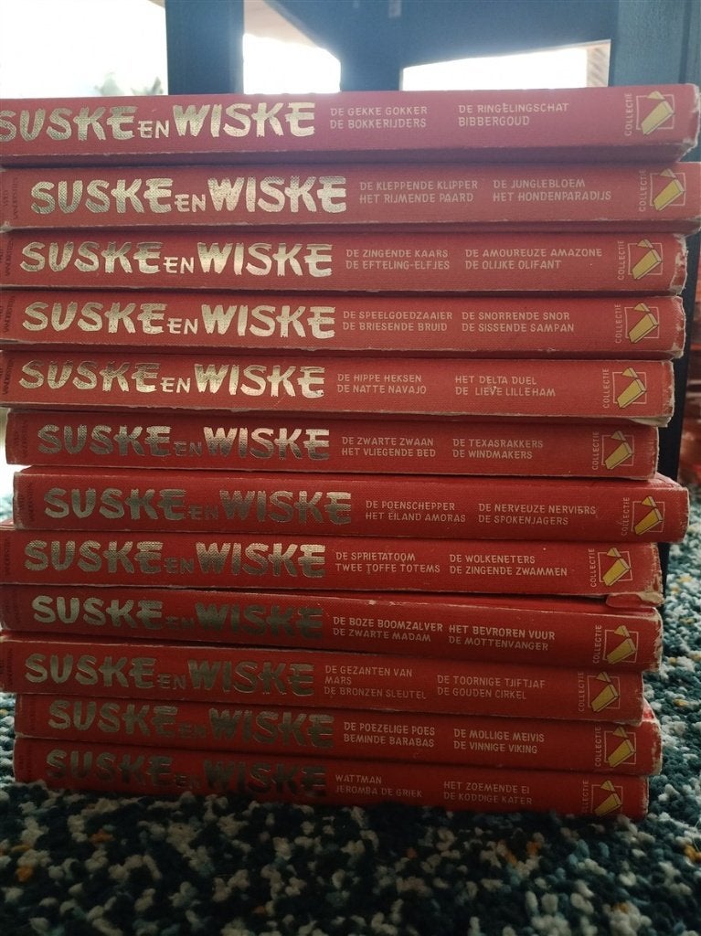 Collectie Suske en Wiske, 12 dikke boeken, Boeken, Meerdere stripboeken, Ophalen of Verzenden, Gelezen, Willy van der Steen.