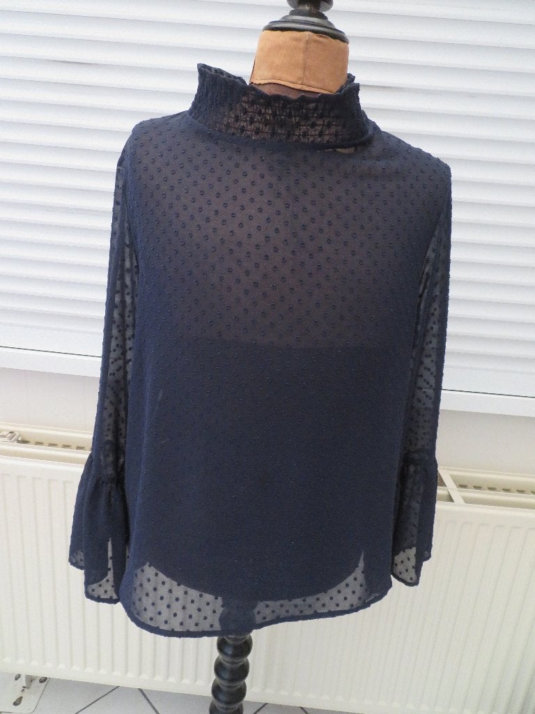 Dames blouse Eksept maat XL blauw Z.G.A.N., Kleding | Dames, Blouses en Tunieken, Blauw, Maat 46/48 (XL) of groter, Ophalen of Verzenden