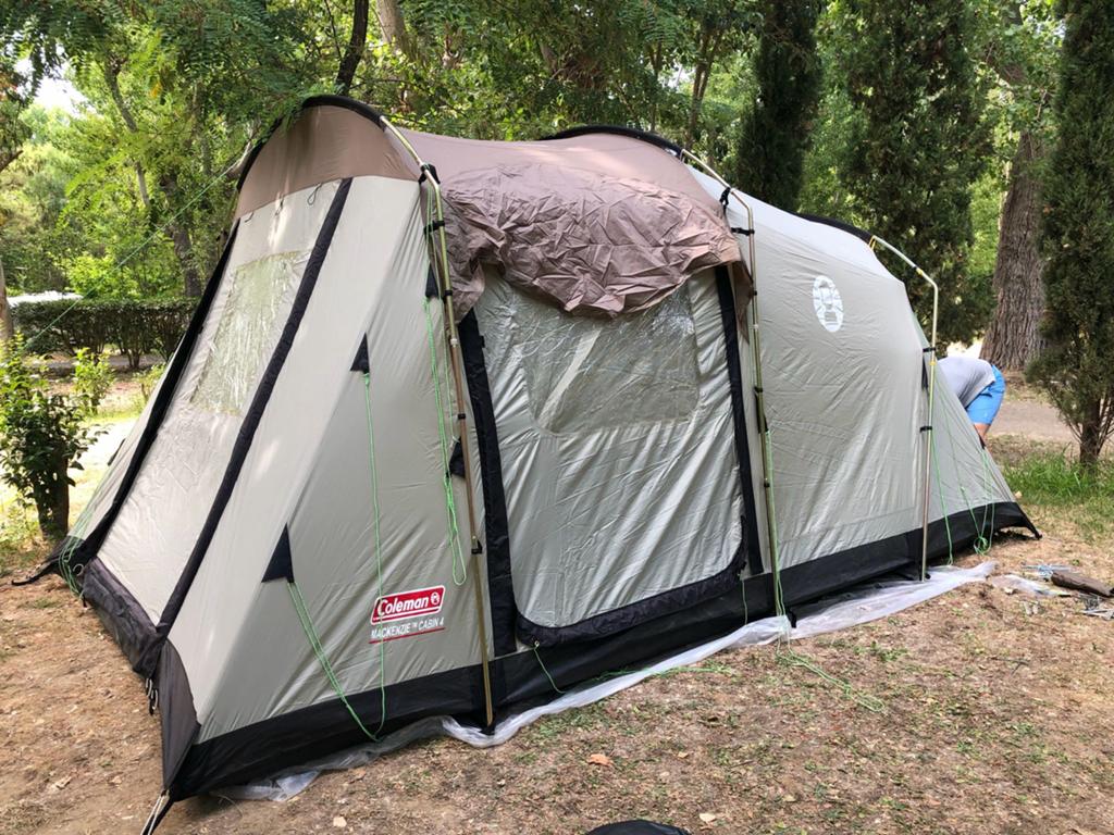 Coleman MacKenzie Cabin 4-persoons tunneltent, Ophalen, Gebruikt, Tot en met 4