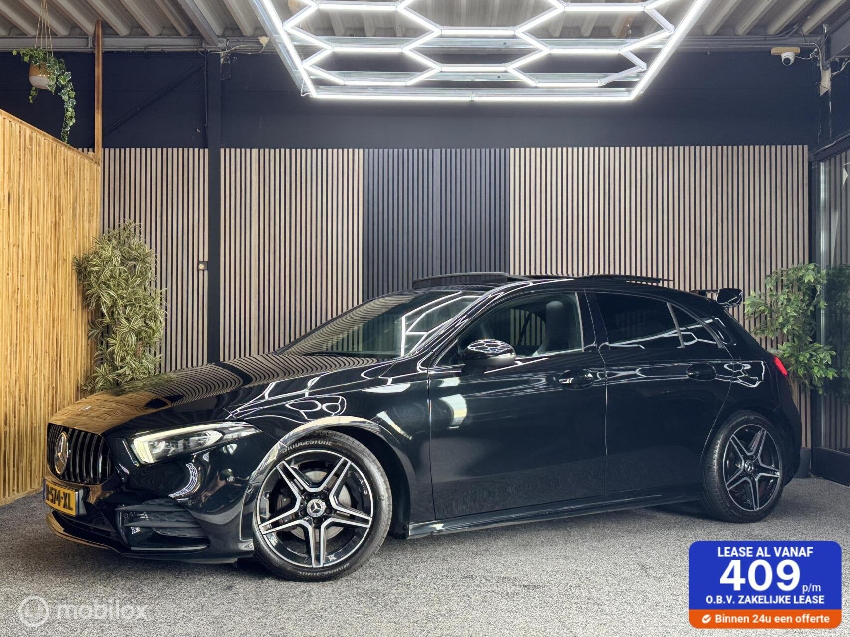 Mercedes A-klasse 200 Business Solution AMG|Pano|Led|Cam|Pdc, Auto's, Gebruikt, 4 cilinders, Leder, 19 km/l