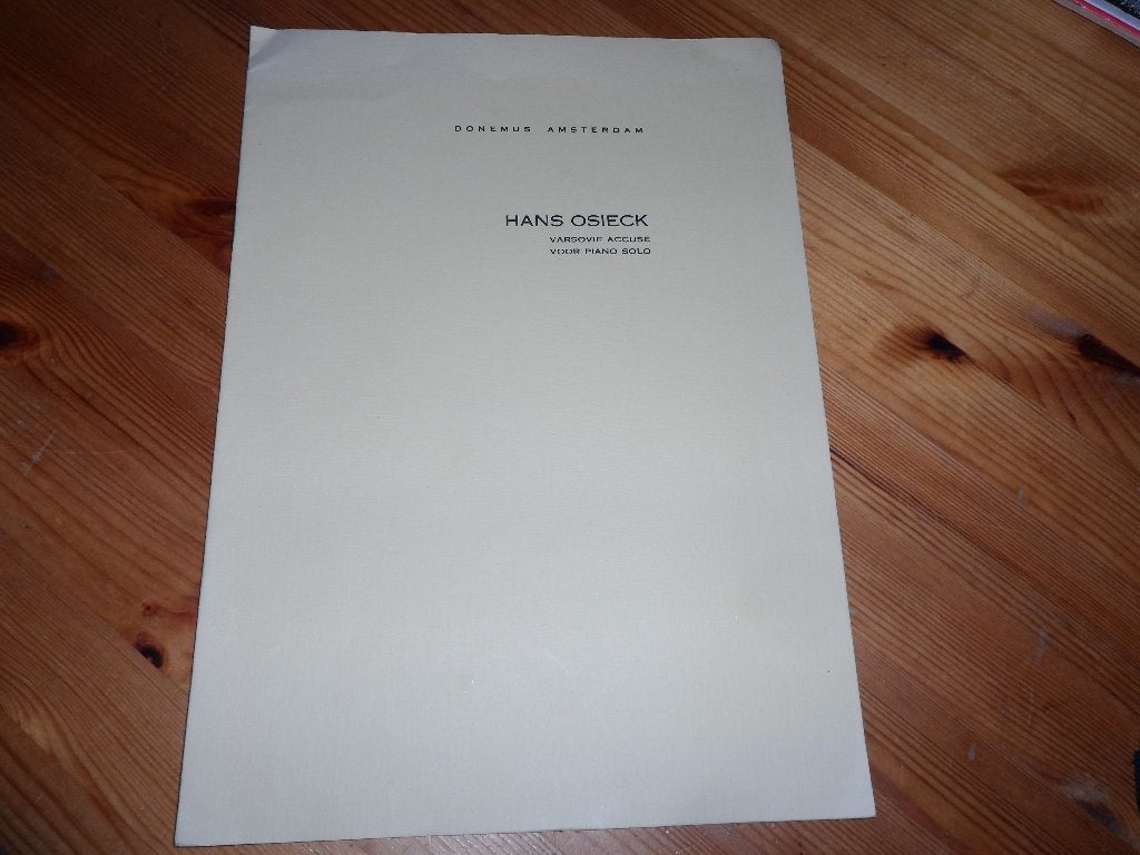 Hans osieck - varsovie accuse, Gebruikt, Klassiek, Ophalen of Verzenden, Artiest of Componist
