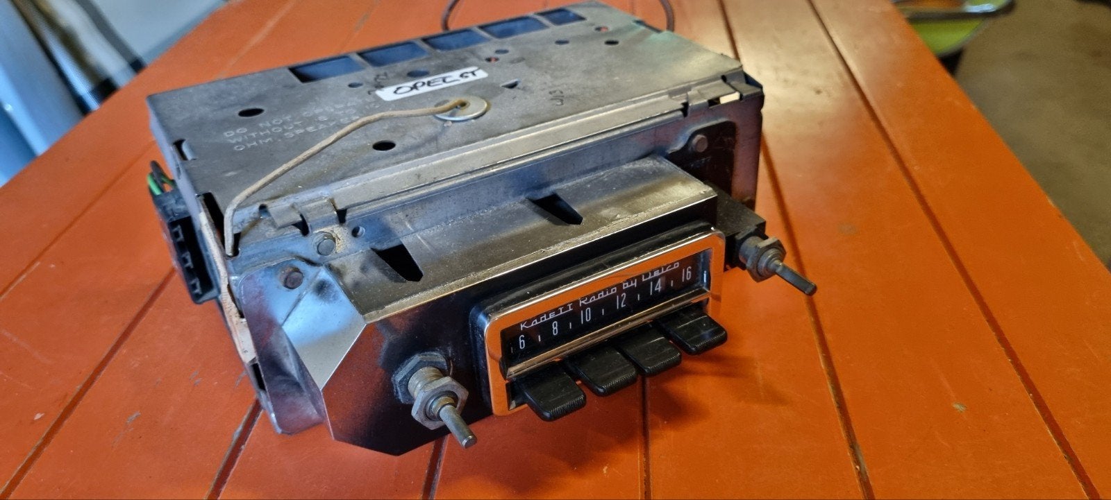 Delco Opel Kadett/Gt radio, Ophalen of Verzenden, Gebruikt