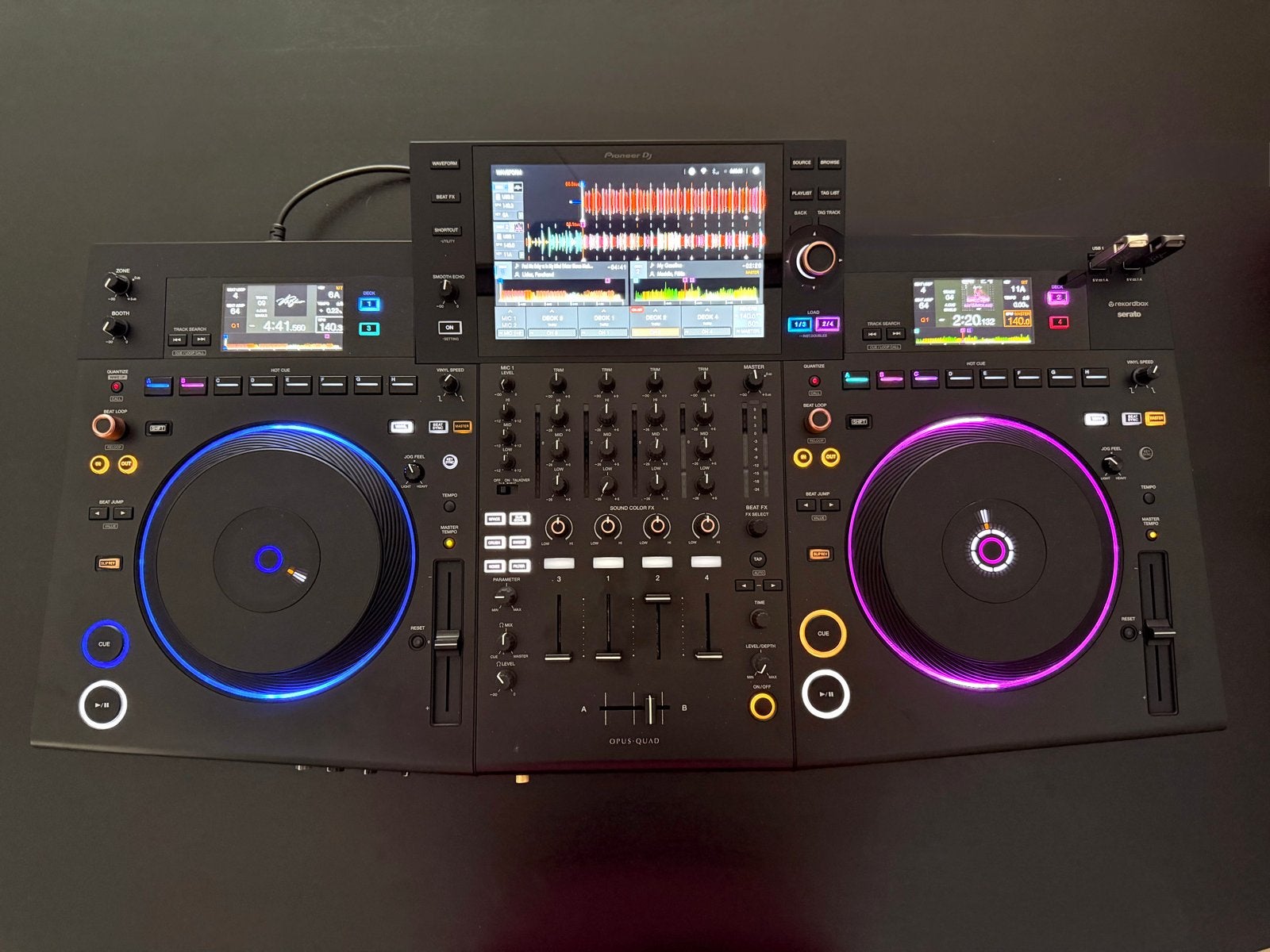 Pioneer DJ OPUS-QUAD – zo goed als nieuw + Decksaver, Ophalen, Zo goed als nieuw, Dj-set, Pioneer