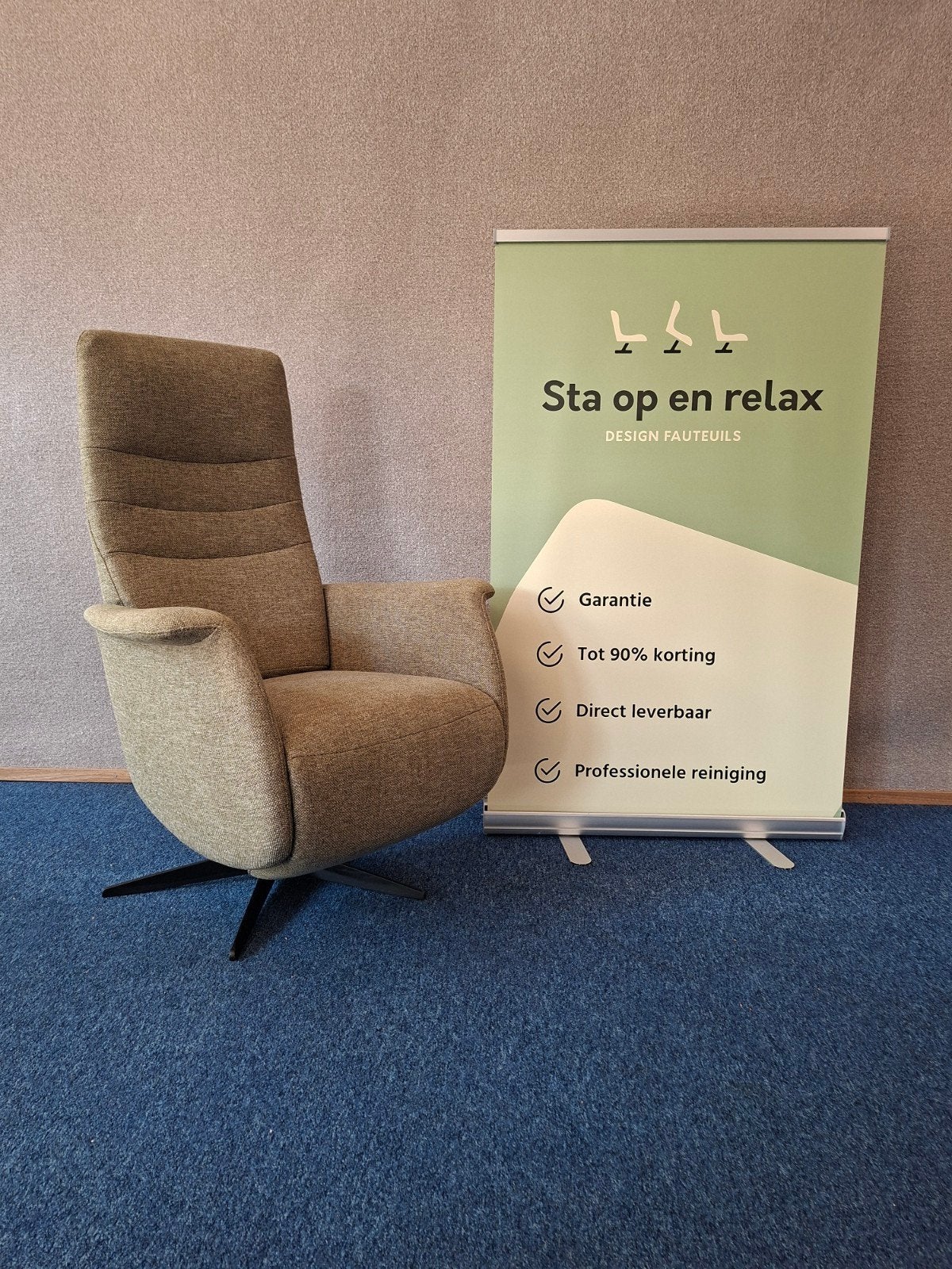 elektrische relax fauteuil De Toekomst Als nieuw op accu 🔋