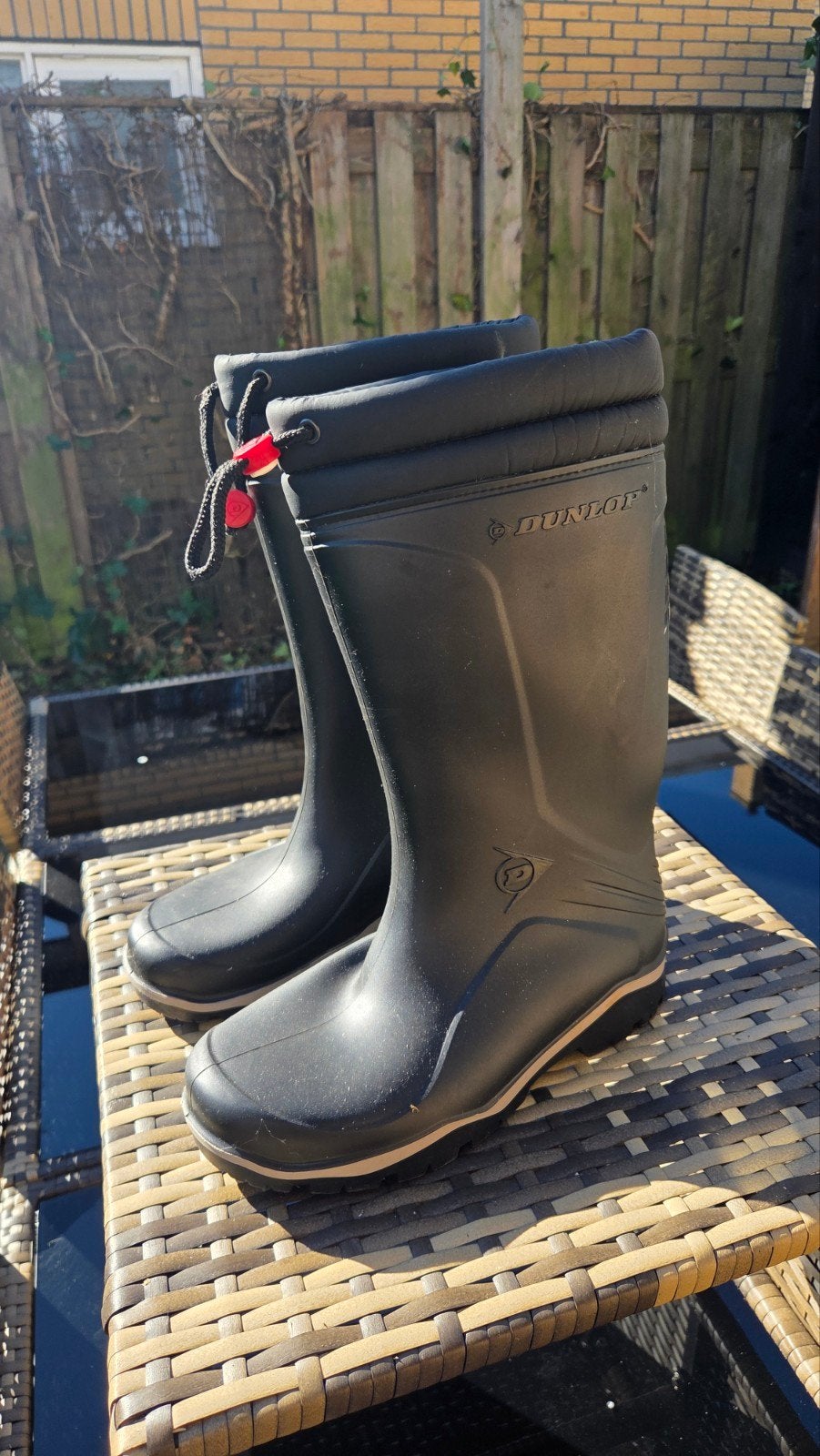 Dunlop regenlaarzen maat 38, Ophalen of Verzenden, Zo goed als nieuw, Jongen of Meisje