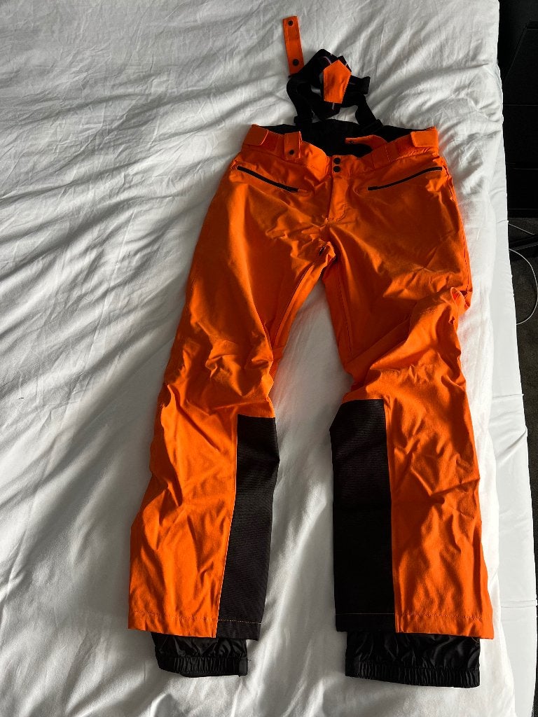 FUSSALP nette oranje heren skibroek, mt 46 (zie maattabel), Broek, Overige maten, Ophalen of Verzenden, Fussalp