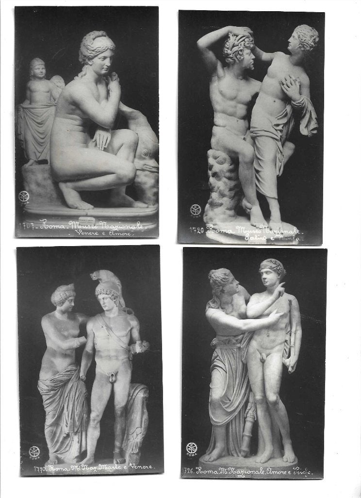 italië  amora  nimfa  esiche  marte  musea naz  1920  rome, Verzamelen, Verzenden, Voor 1920, Ongelopen, Italië