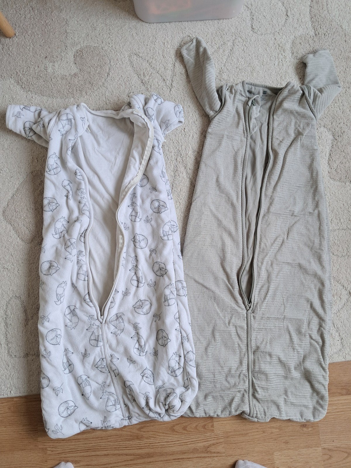 2x winter slaapzak 98/104, Ophalen of Verzenden, Slaapzak, Hema