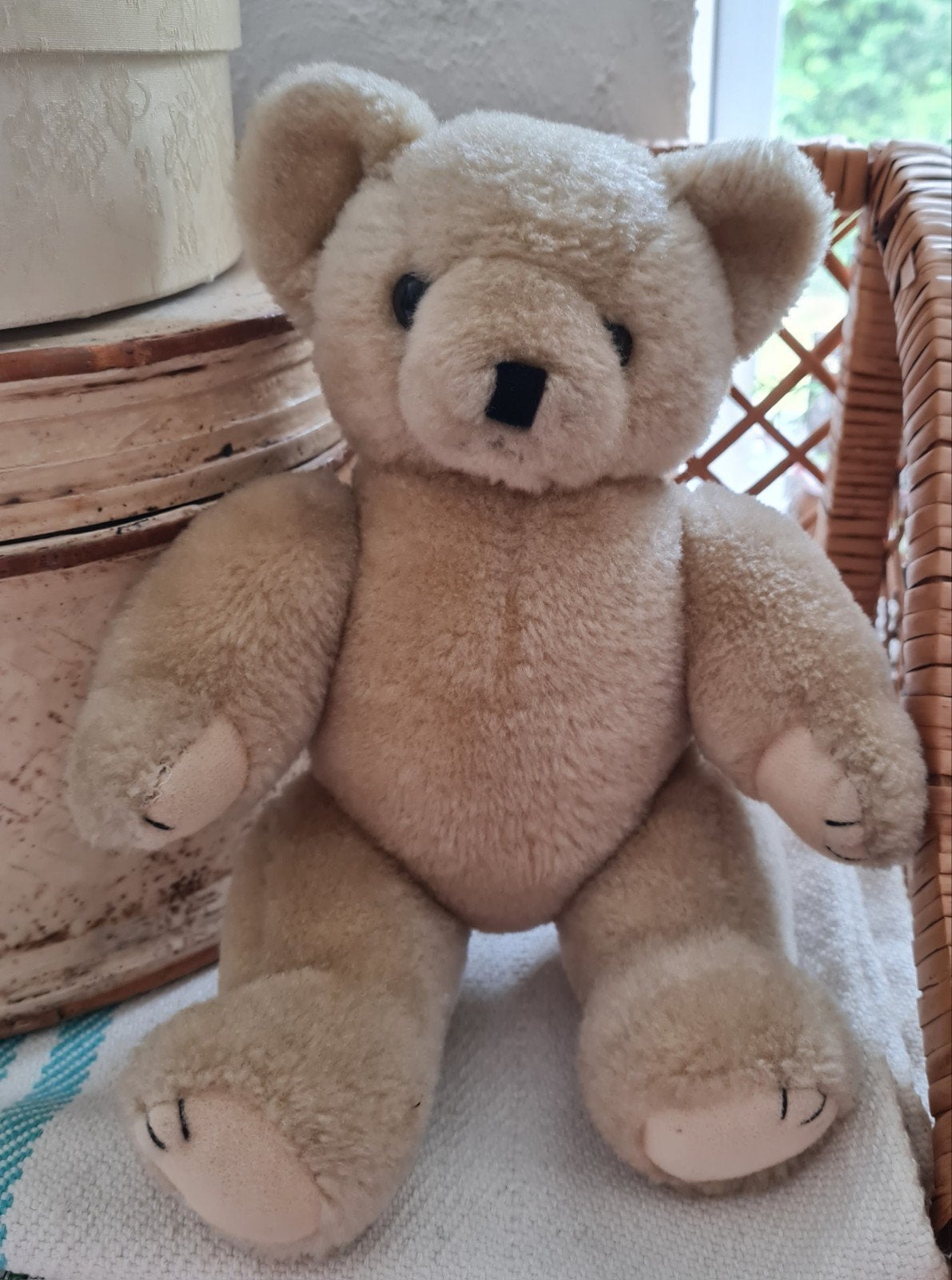 vintage teddybeer, Ophalen of Verzenden, Gebruikt, Stoffen beer, Overige merken