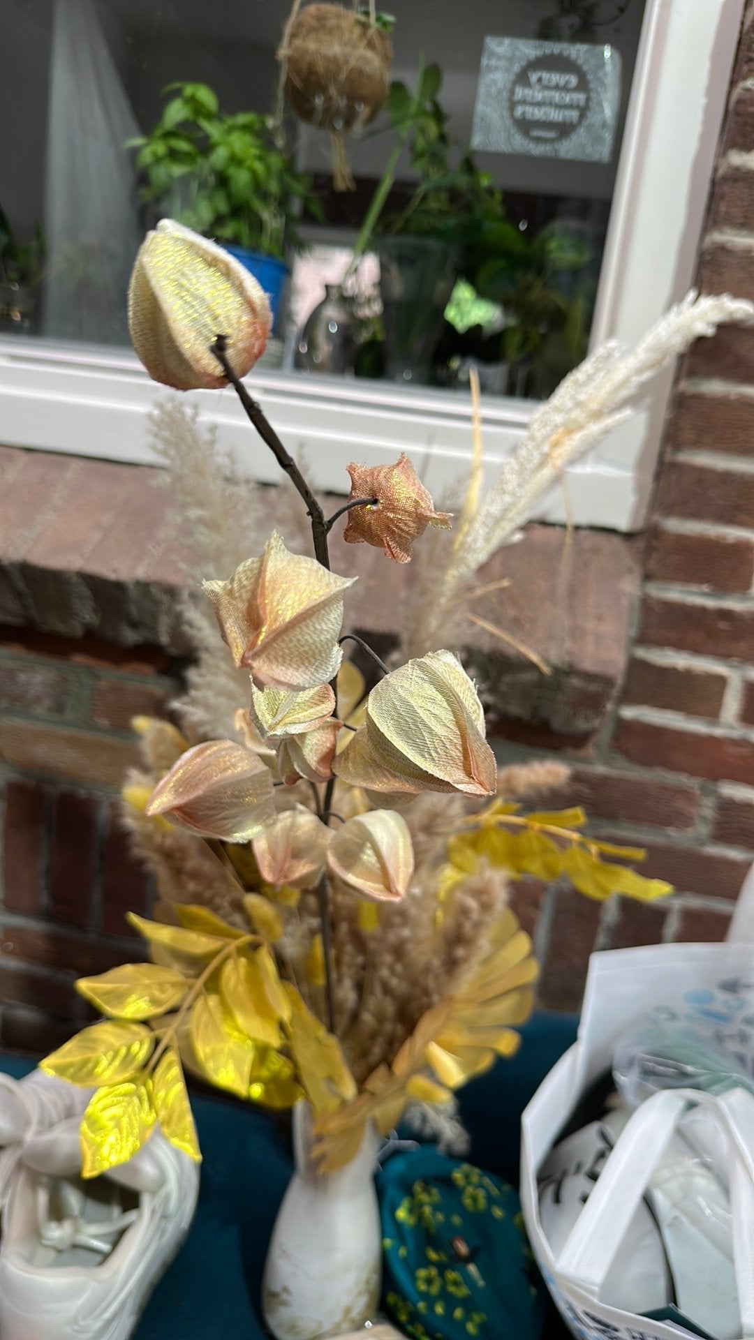 Nepbloemen/planten, Ophalen of Verzenden, Overige kleuren, Glas, Minder dan 50 cm