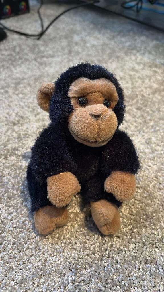 Aapje knuffel schattige aap, Ophalen, Zo goed als nieuw, Overige typen