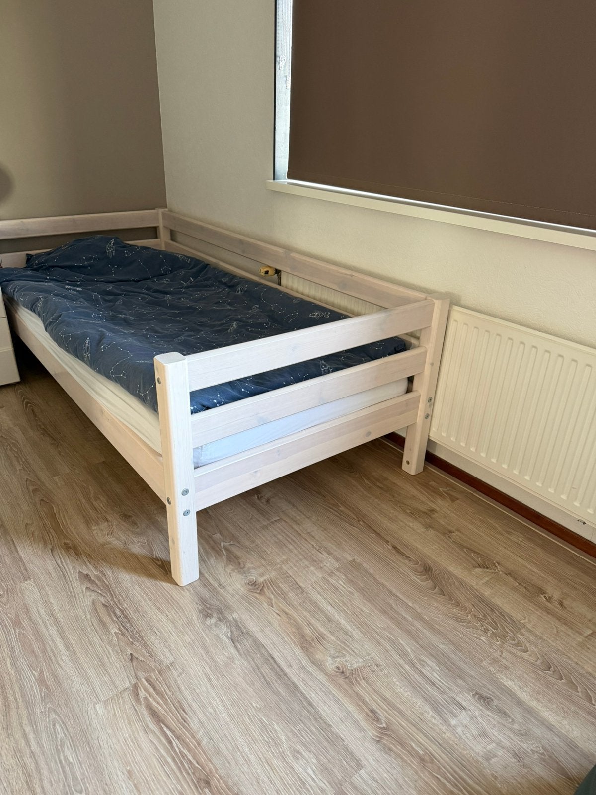 Flexa bed(bank) met lattenbodem en evt matras, Ophalen, 85 tot 100 cm, Gebruikt, Lattenbodem