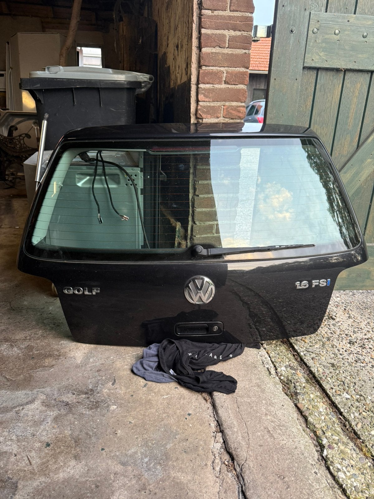 Achterklep zwart golf 4, Ophalen, Achter, Volkswagen, Achterklep