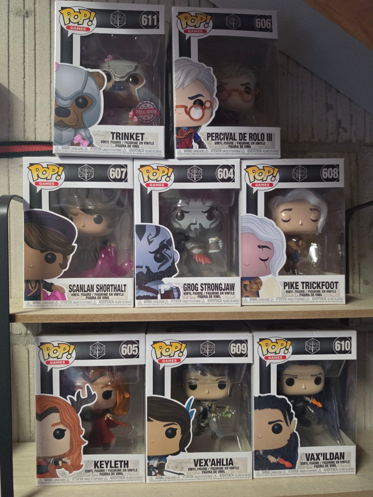 Funko Pop! Critical Role Collectie (8 stuks), Ophalen of Verzenden, Nieuw