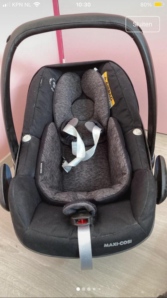 Maxi cosi, Autogordel, Ophalen of Verzenden, Zo goed als nieuw, 0 t/m 13 kg