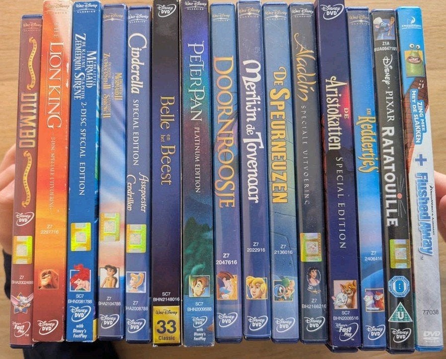 Diverse Disney DVD's - Klassiekers en meer!, Cd's en Dvd's, Gebruikt, Animatie, Alle leeftijden, Nederlands
