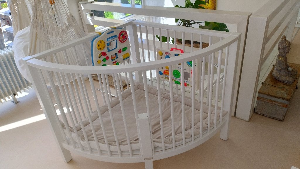 Driehoek box Bopita met boxkleed zgan, Kinderen en Baby's, Boxen, Ophalen, Zo goed als nieuw, Driehoekig, In hoogte verstelbaar