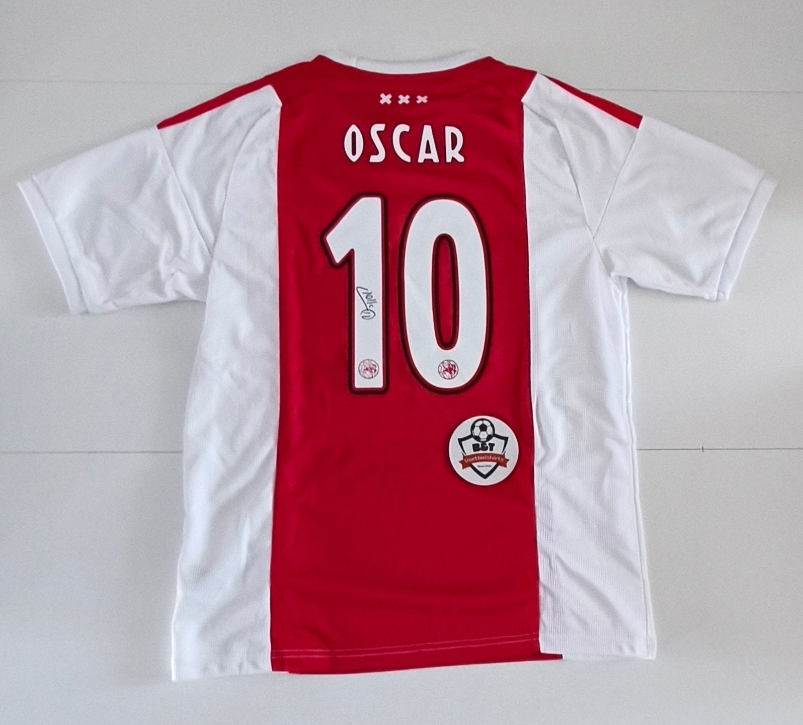 Gesigneerd Ajax shirt - Oscar Gloukh #10, Verzamelen, Shirt, Verzenden, ., Zo goed als nieuw