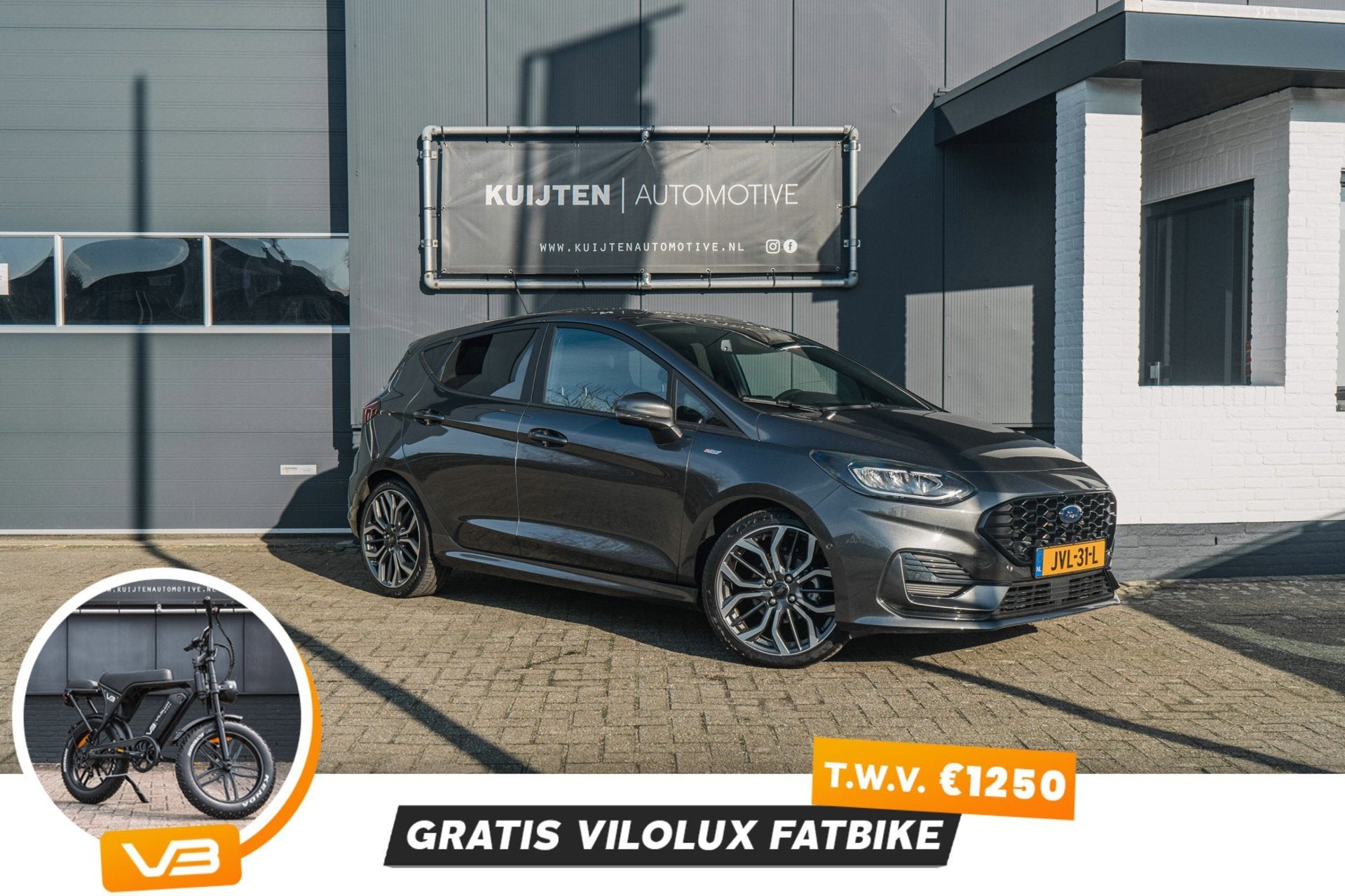 Ford FIESTA 1.0 EcoBoost Hybrid ST-Line X / 8.000 km!, Auto's, Ford, Voorwielaandrijving, 125 pk, Gebruikt, Euro 6