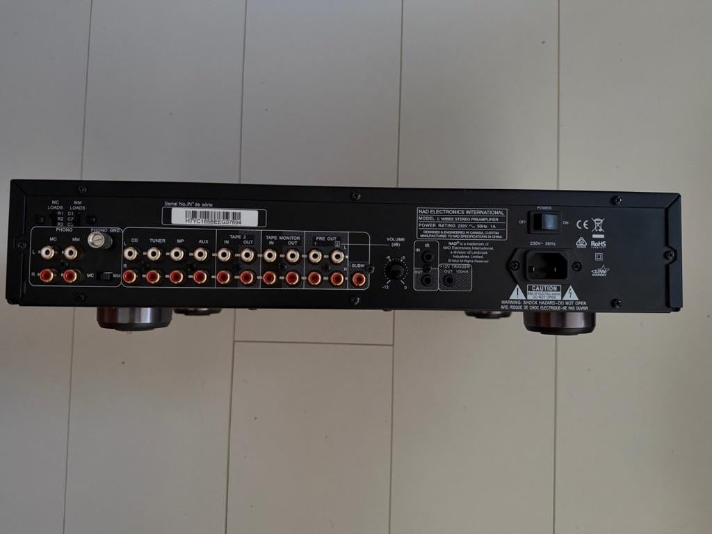 NAD C 165BEE voorversterker, Ophalen, Zo goed als nieuw, Minder dan 60 watt, Overige merken