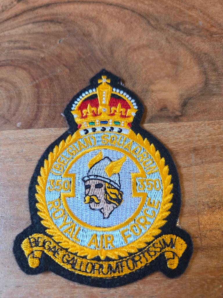 Belgian air force patch, Ophalen of Verzenden, Luchtmacht, Overige gebieden, Embleem of Badge
