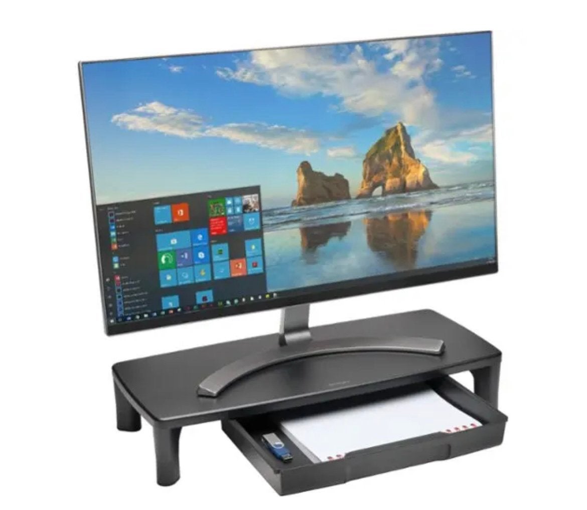 Kensington monitorstandaard met lade - ergonomisch design, Ophalen of Verzenden, Zo goed als nieuw