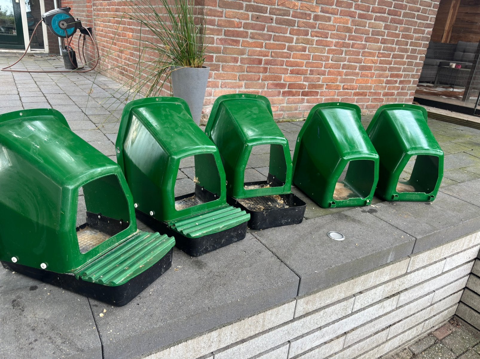 Legnest kippen 5x, Dieren en Toebehoren, Ophalen, Gebruikt