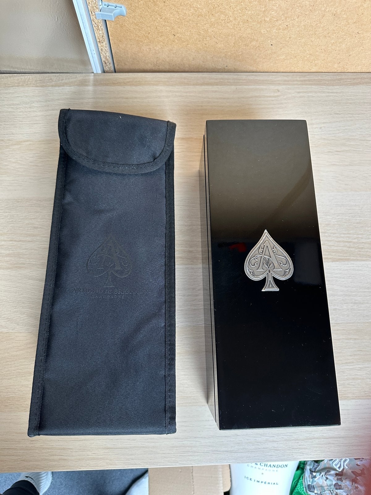 Armand de Brignac champagne kist met etui, Ophalen of Verzenden, Zo goed als nieuw
