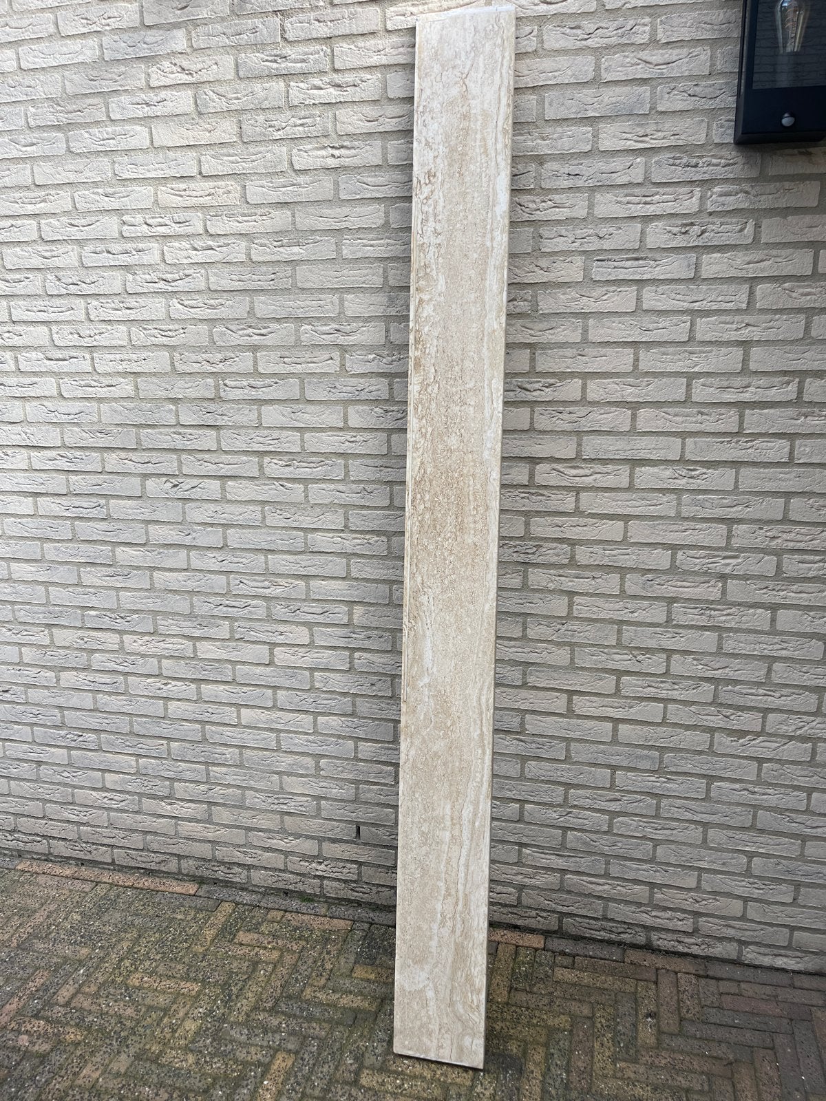 Natuursteen vensterbank 219,5 x 20 cm, Ophalen, Gebruikt, Hardsteen, Vensterbanken
