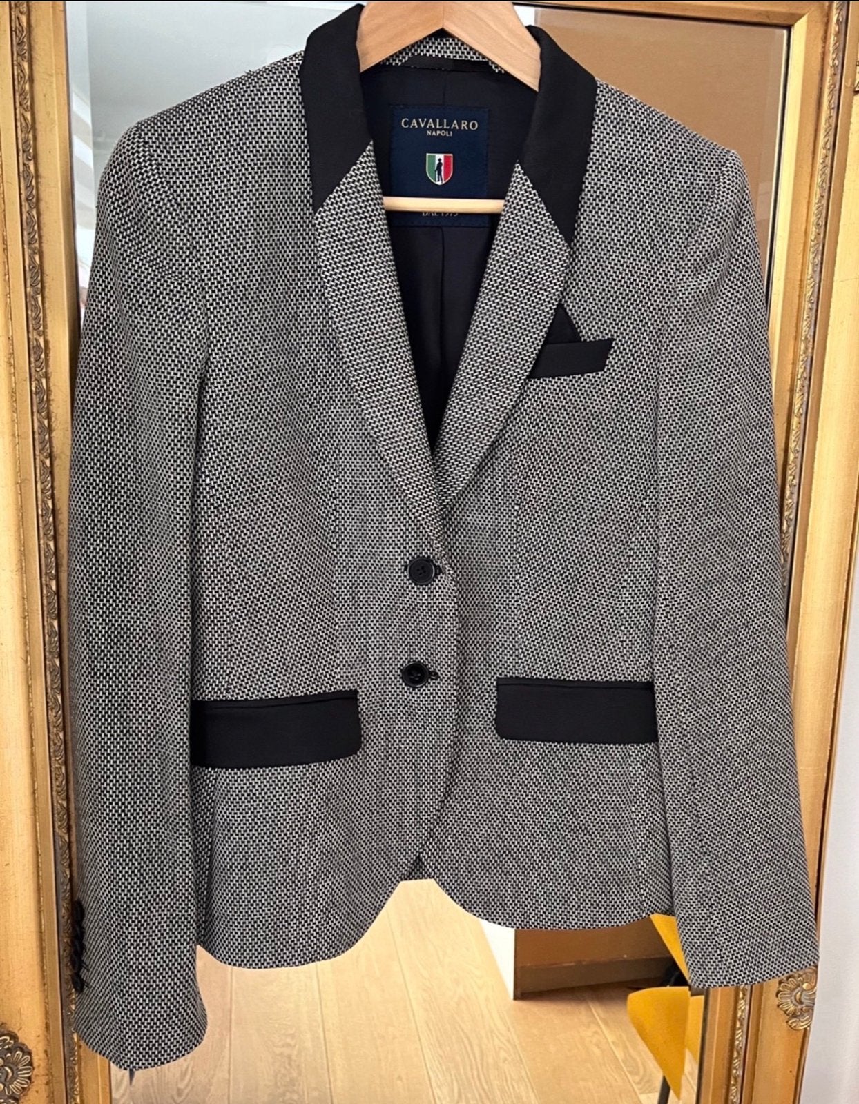 Blazer Cavallaro Napoli, Ophalen, Zwart, Nieuw, Jasje