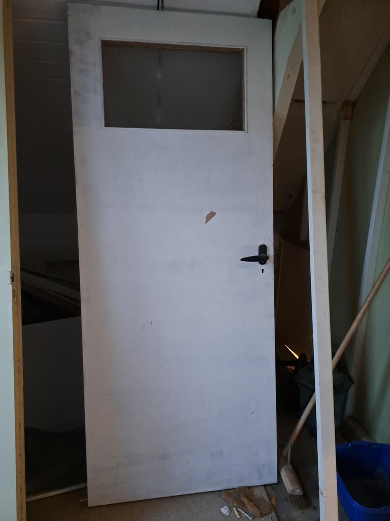 Binnendeuren te koop + kastdeuren, Ophalen, Gebruikt, Binnendeur, 200 tot 215 cm