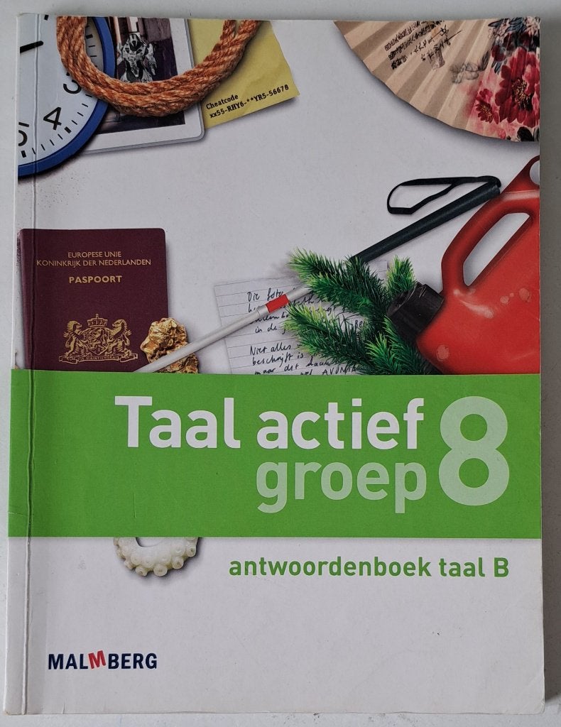 9789034568793 Taal actief 4 Groep 8 Antwoordenboek Taal B, Verzenden, Zo goed als nieuw, Overige niveaus, Nederlands
