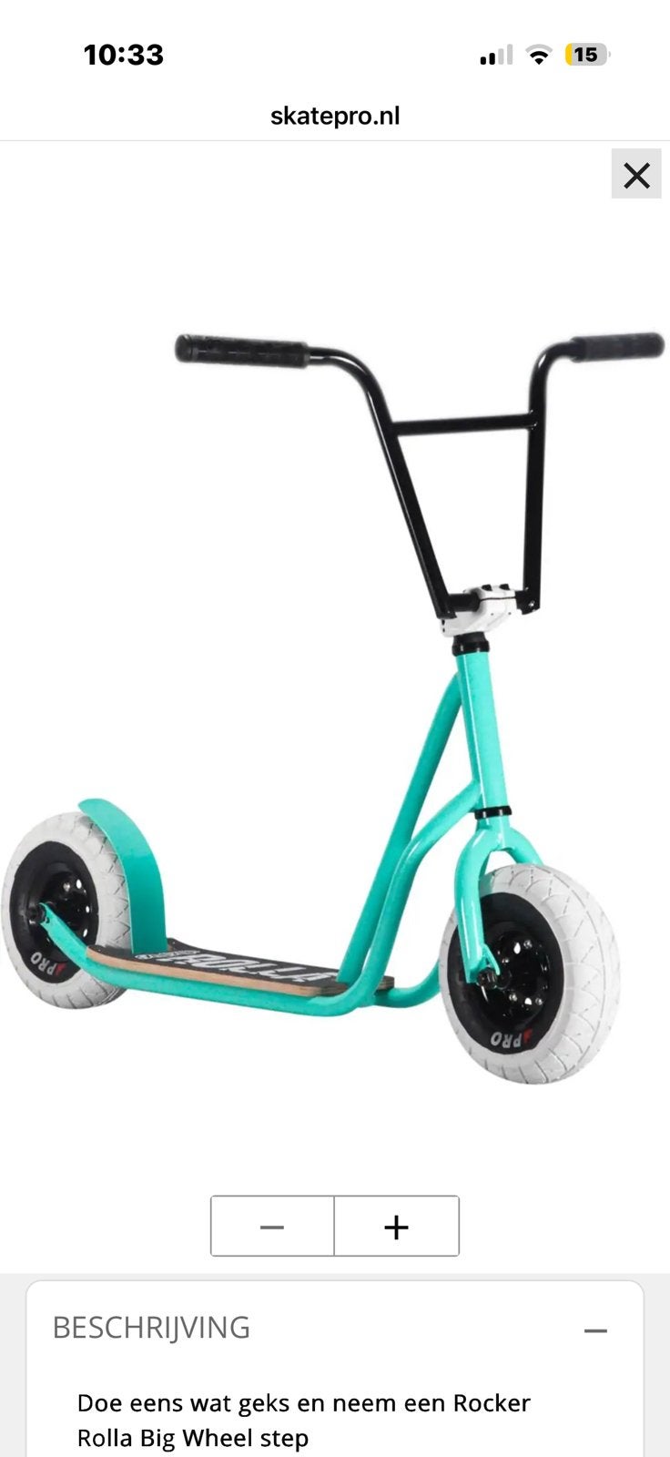 Step Rolla -blauw, Fietsen en Brommers, Steps, Gebruikt, Overige typen, Ophalen