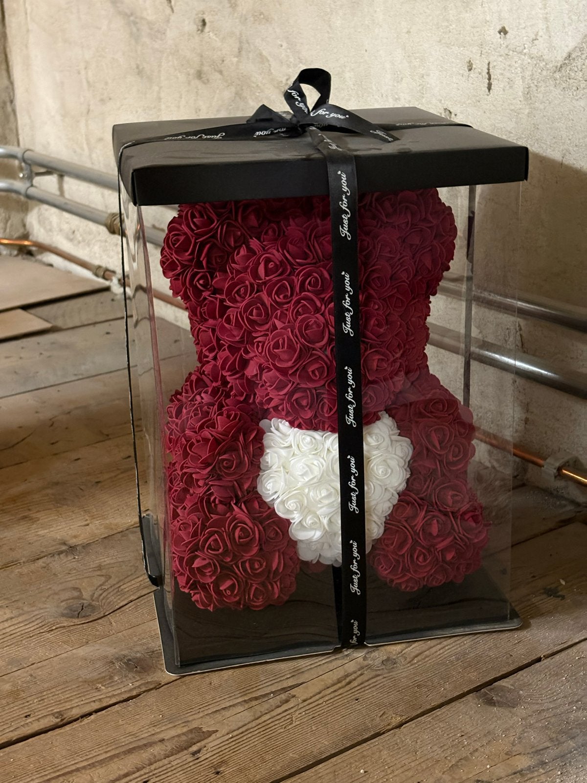 Rozenbeer - Perfect cadeau voor Valentijn of Verjaardag, Ophalen of Verzenden, Nieuw, Feestartikel, Valentijn of Romantisch