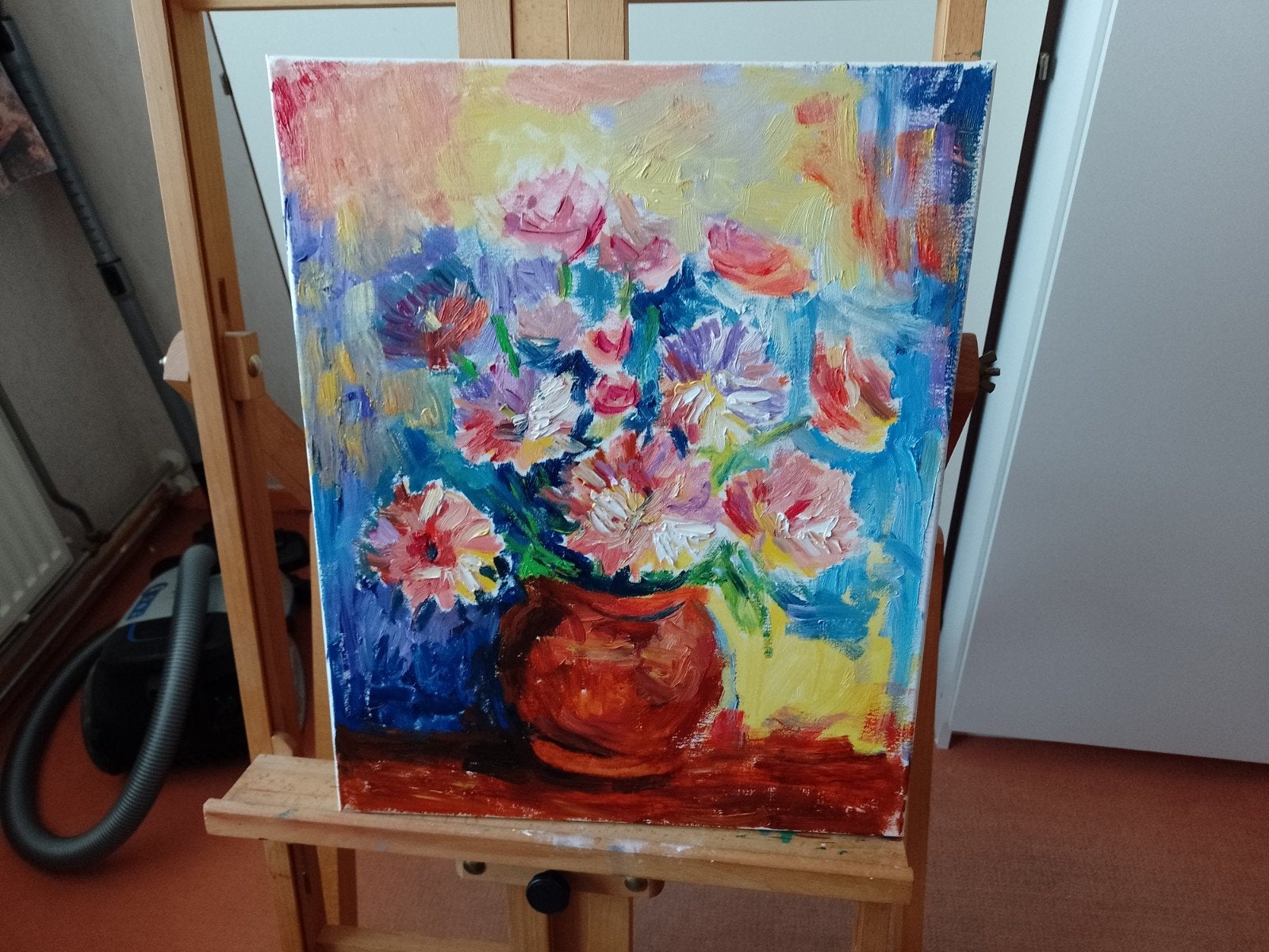 Schilderij olieverf op doek, Ophalen of Verzenden