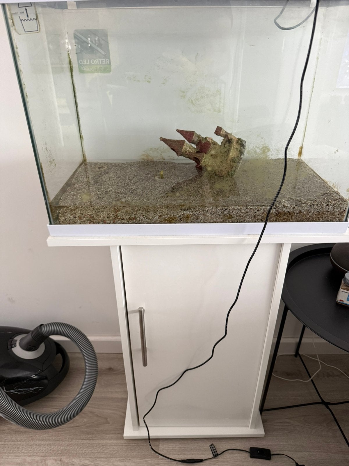 Aquarium, Ophalen of Verzenden, Zo goed als nieuw, Leeg aquarium