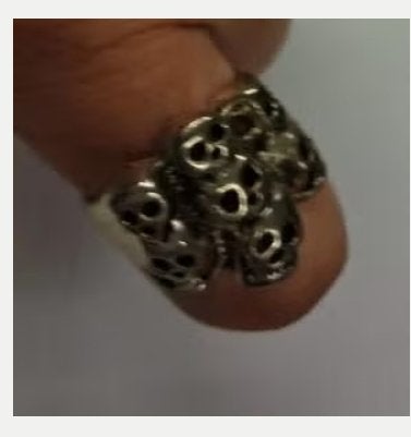 stoere punk gothic Ringen in maat 19 t/m 21, Sieraden, Tassen en Uiterlijk, Ringen, 19 tot 20, Nieuw, Ophalen of Verzenden, Dame of Heer
