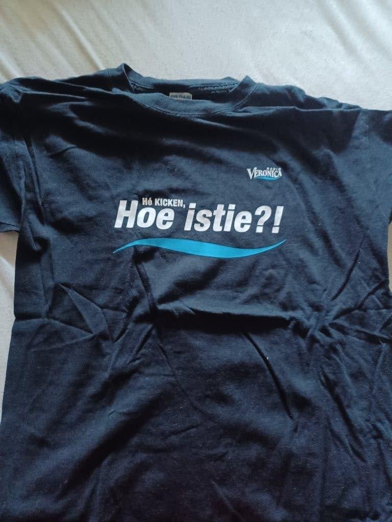 t-shirt "Kicken, hoe istie?!"/ Radio Veronica - maar L /zgan, Kleding | Heren, T-shirts, Ophalen of Verzenden, Zo goed als nieuw