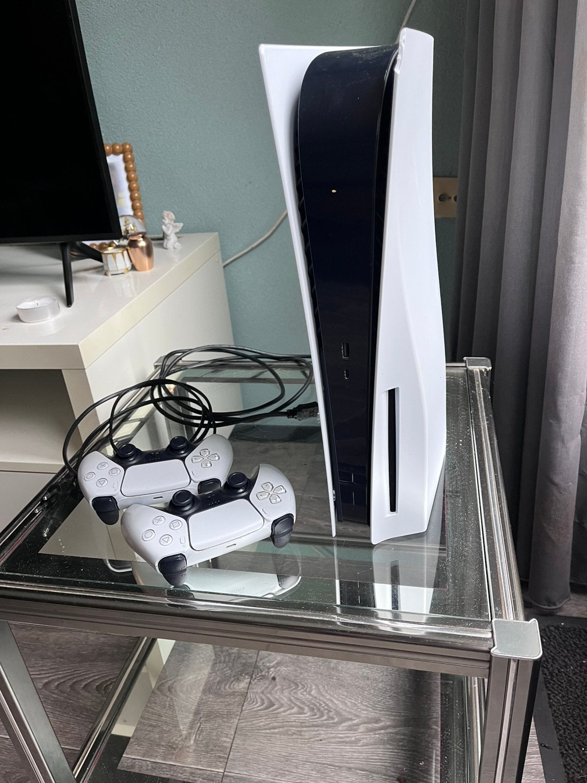 Playstation 5 disc edition 2 controllers te koop, Ophalen, Gebruikt, Playstation 5