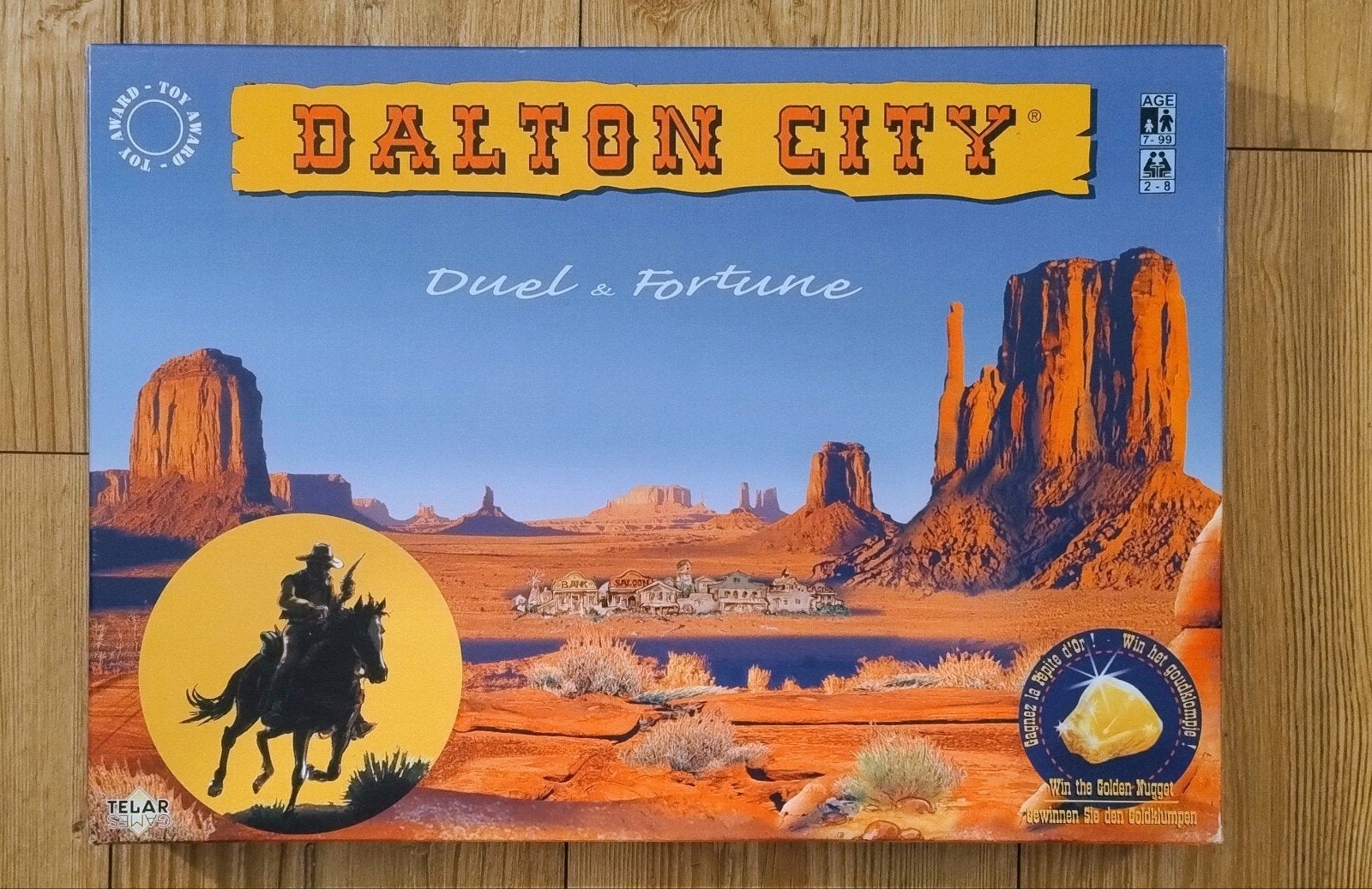 Dalton City duel & fortune bordspel Daltons RETRO RARE, Een of twee spelers, Ophalen, Telar