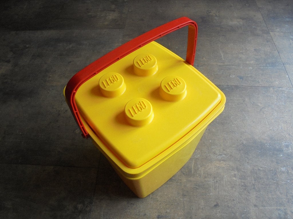 Lego Storage Box with Handle (zie foto's), Ophalen of Verzenden, Gebruikt, Lego