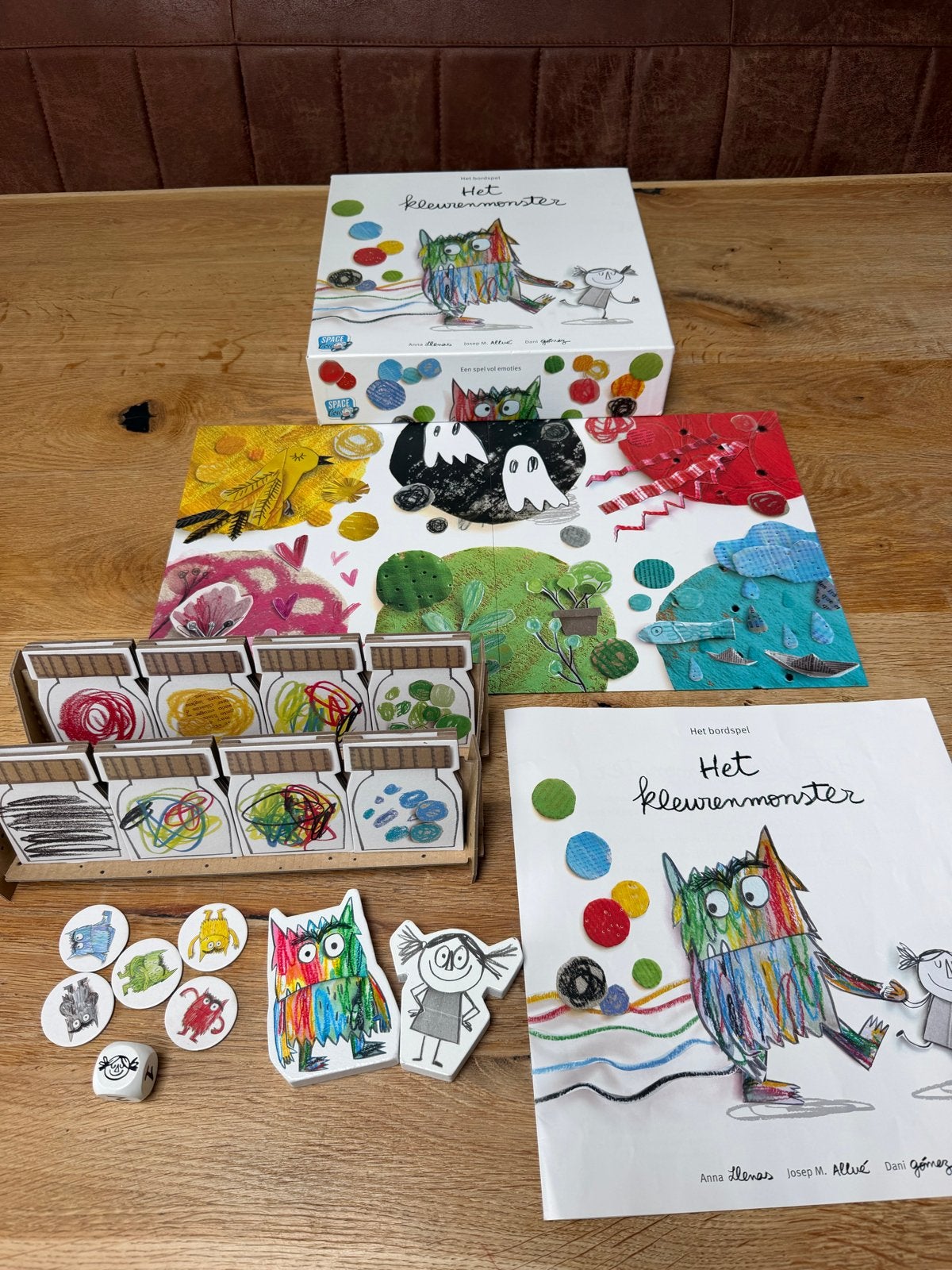 Het kleurenmonster bordspel - Zo goed als nieuw, Drie of vier spelers, Ophalen of Verzenden, Zo goed als nieuw