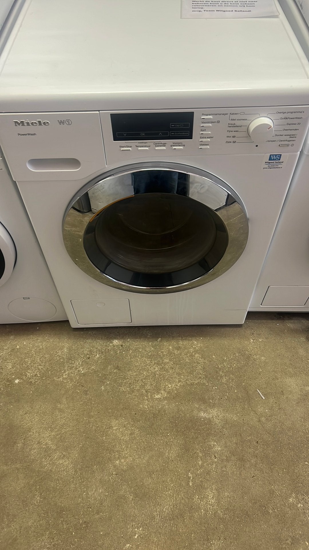 Miele W1 wasmachines, Witgoed en Apparatuur, Ophalen, Minder dan 85 cm, 8 tot 10 kg, 1600 toeren of meer