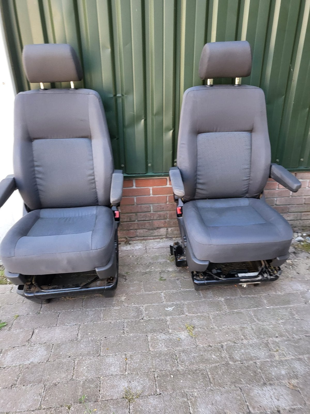 Mooie setje vw transporer t5/t6 stoelen bestuurder&bijrijder, Auto-onderdelen, Interieur en Bekleding, Ophalen, Gebruikt, Volkswagen