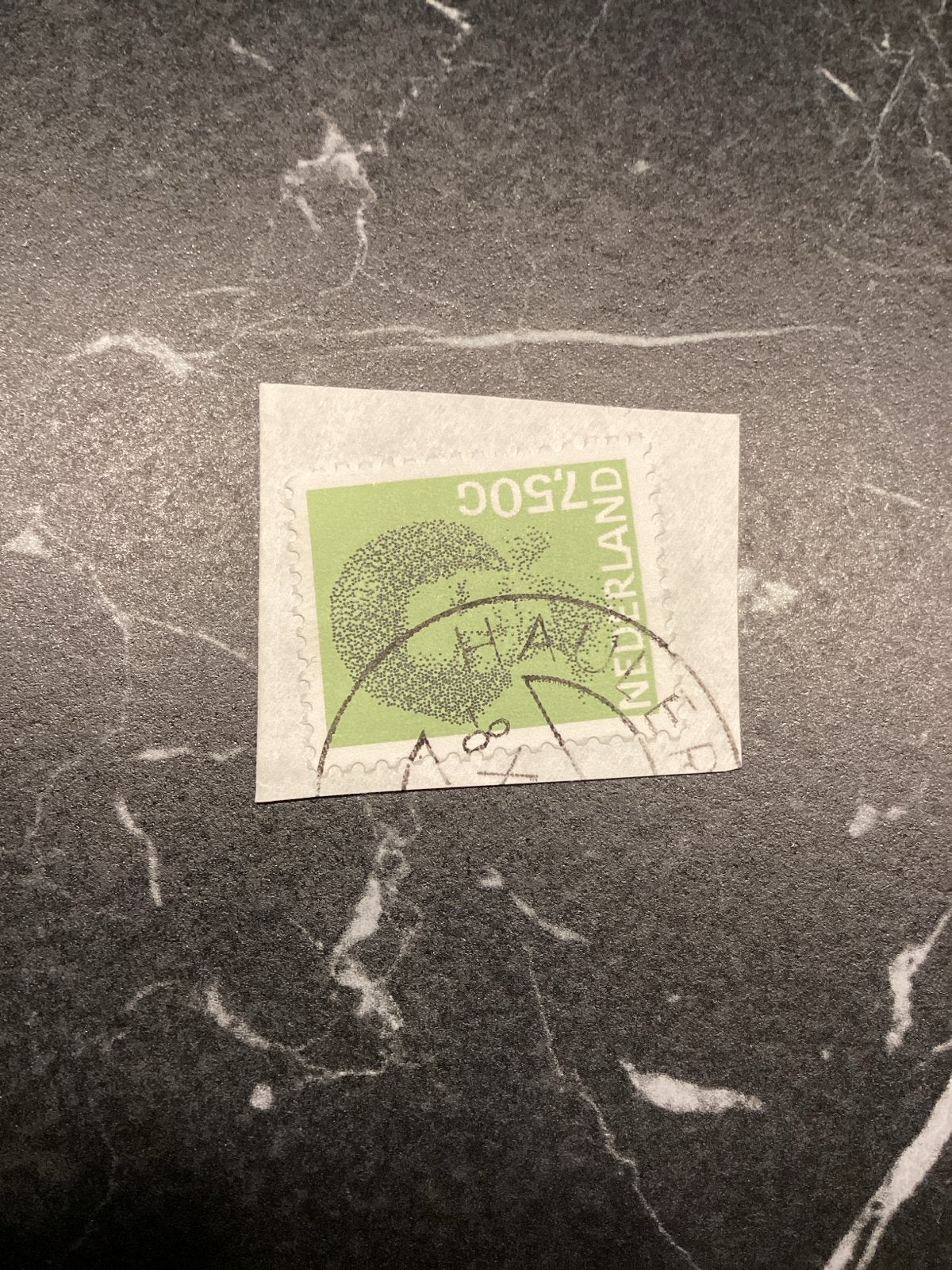 Gestempelde postzegel Nederland 7,50G Hauler(wijk), Ophalen of Verzenden, Na 1940, Gestempeld