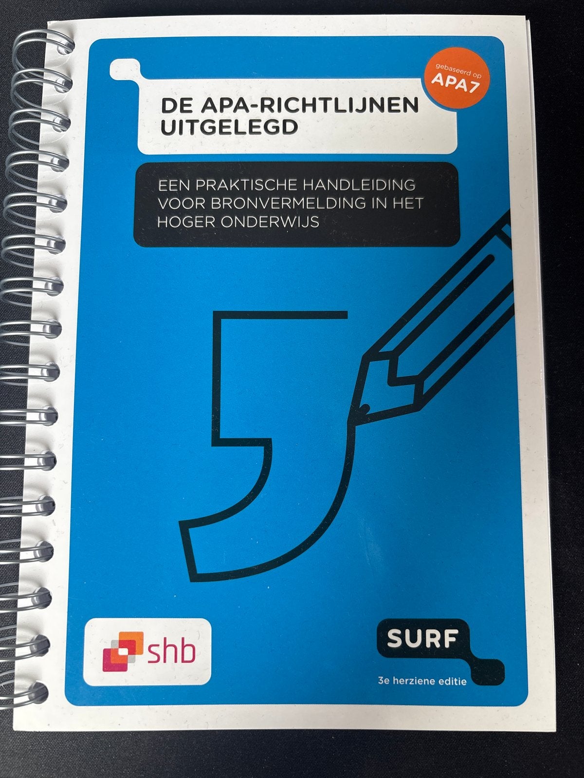 De APA-richtlijnen uitgelegd - Praktische handleiding, Boeken, Ophalen of Verzenden, Zo goed als nieuw, HBO