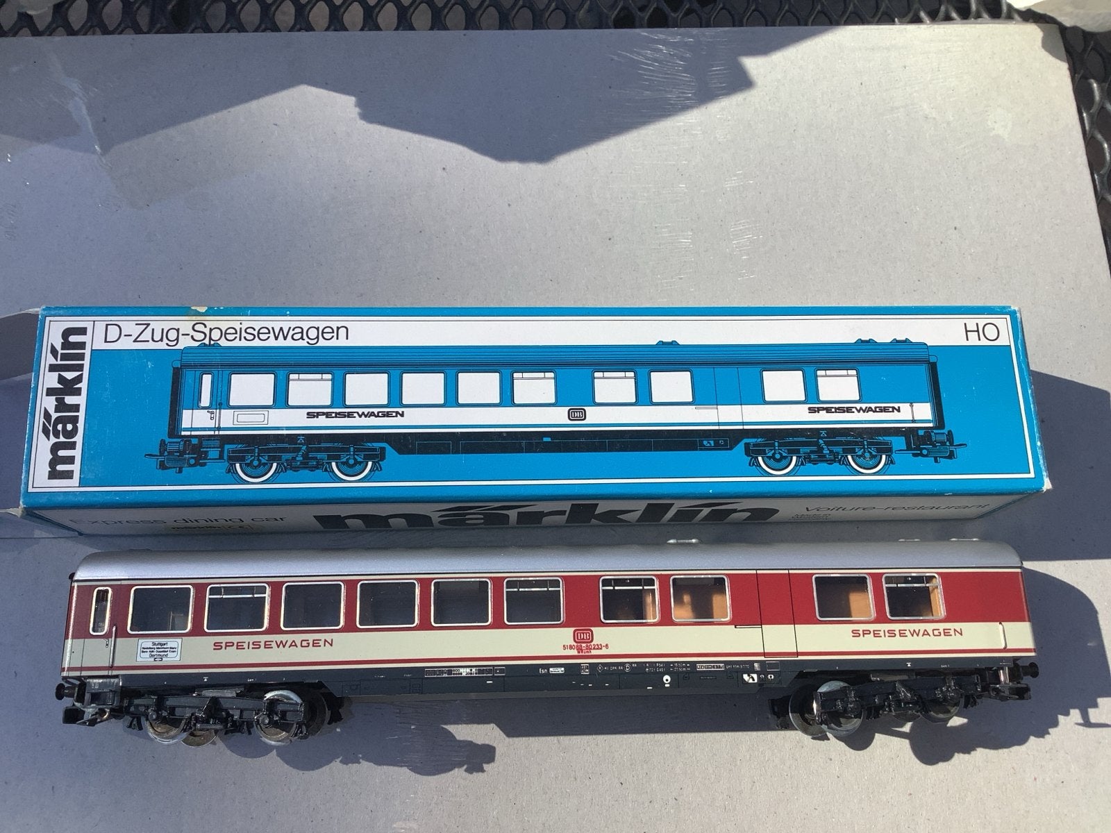 Märklin D-Zug-Speisewagen 5054 H0, Wisselstroom, Gebruikt, Wagon, Ophalen of Verzenden