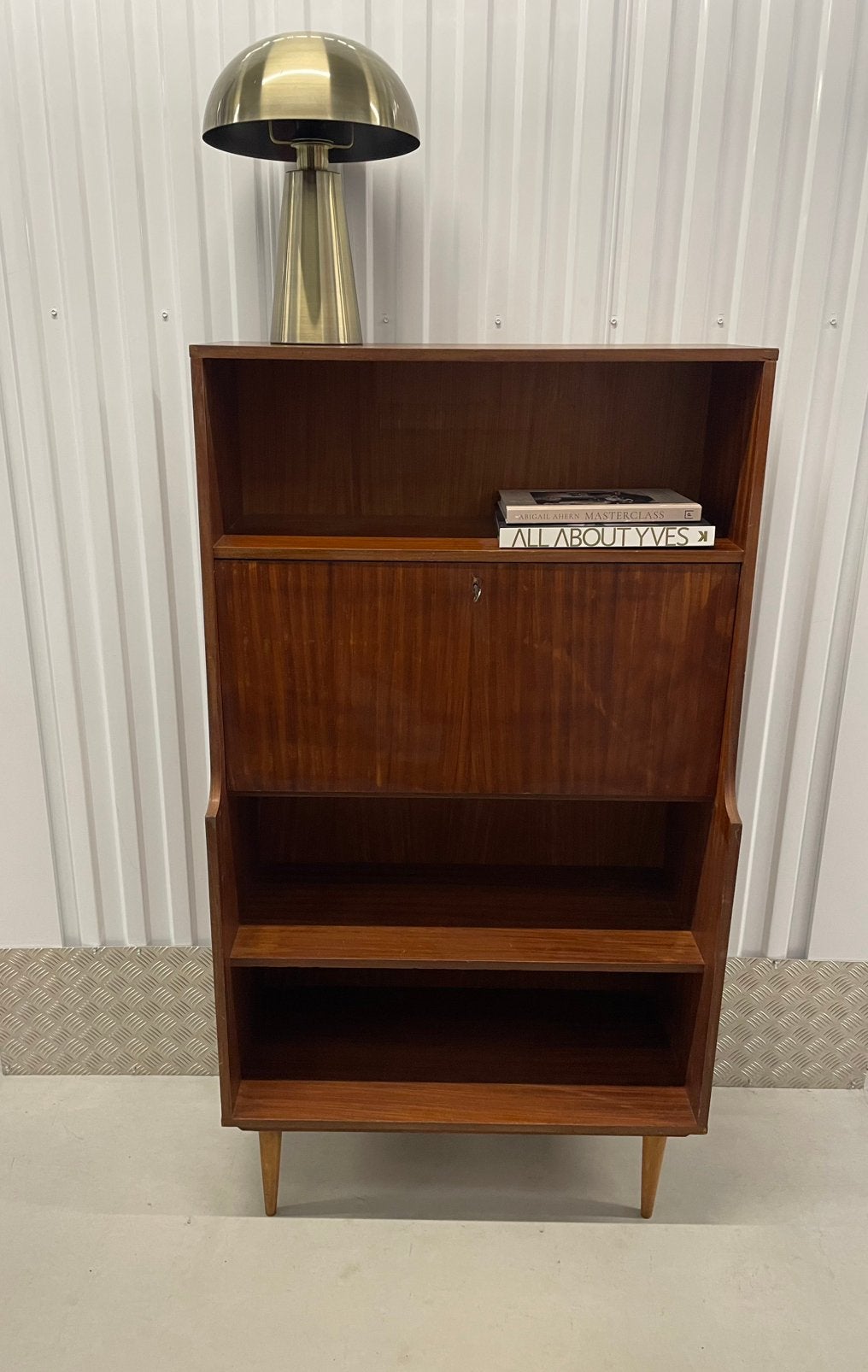 Vintage retro wandkastje, Huis en Inrichting, Ophalen, Gebruikt, 100 tot 150 cm, Minder dan 150 cm
