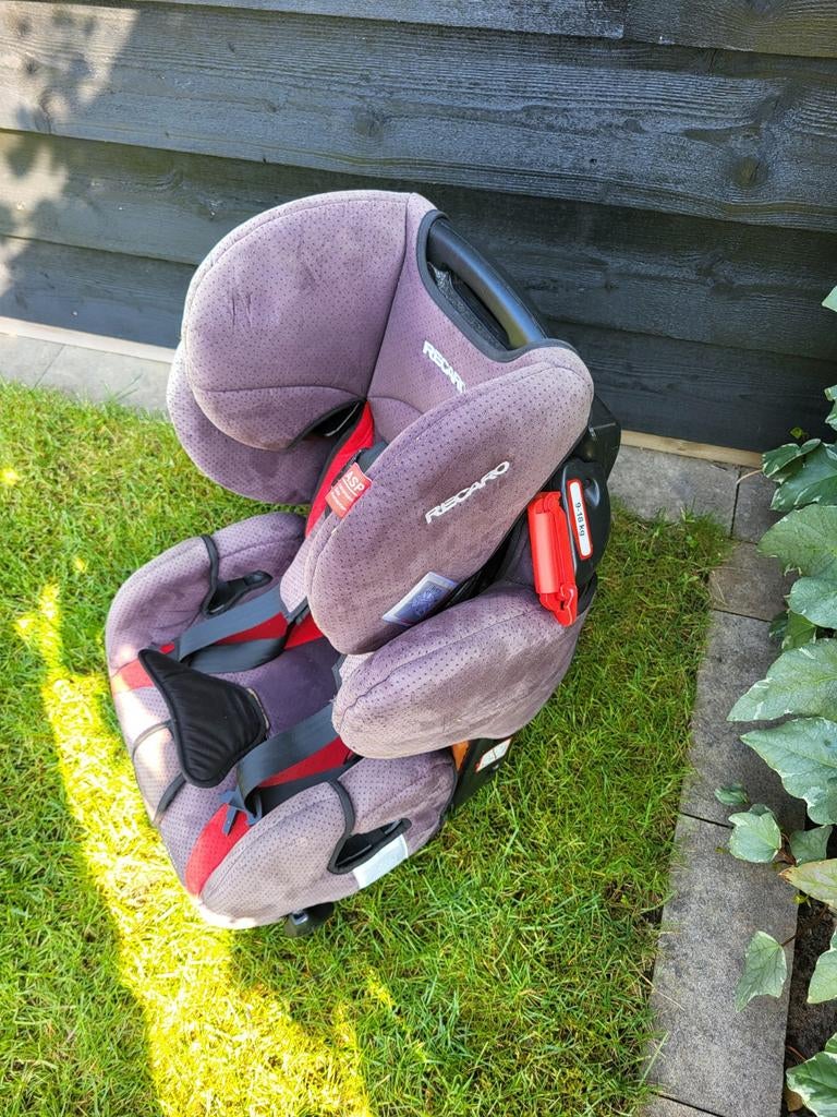 Recaro autostoeltje, grijs/rood, Overige merken, Verstelbare rugleuning, Ophalen of Verzenden, 9 t/m 36 kg