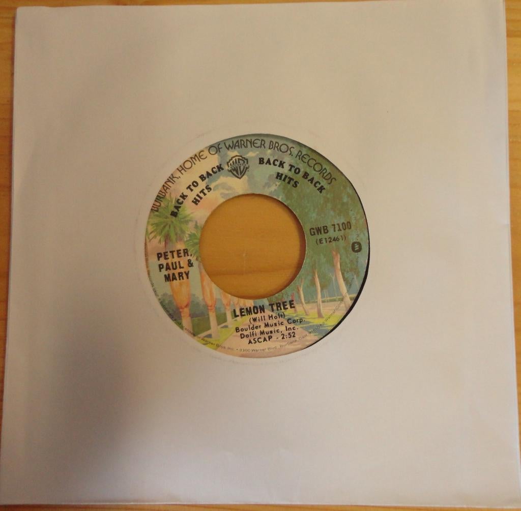 Peter Paul & Mary > Lemon tree, Ophalen of Verzenden, Gebruikt, Pop